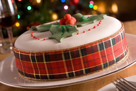 Weihnachtstorte mit Apfelpudding