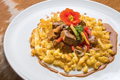 Rindsfilet Stroganoff
