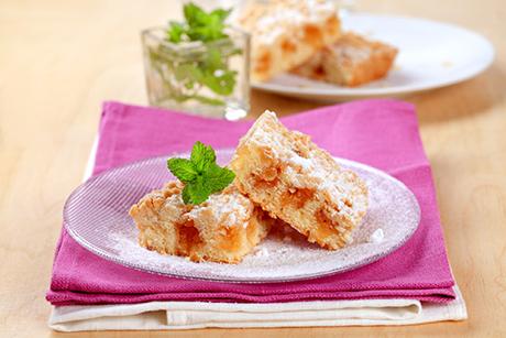 Apfelblechkuchen mit Streusel