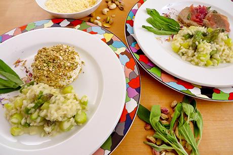 Saltimboca / Tomme im Nussmantel