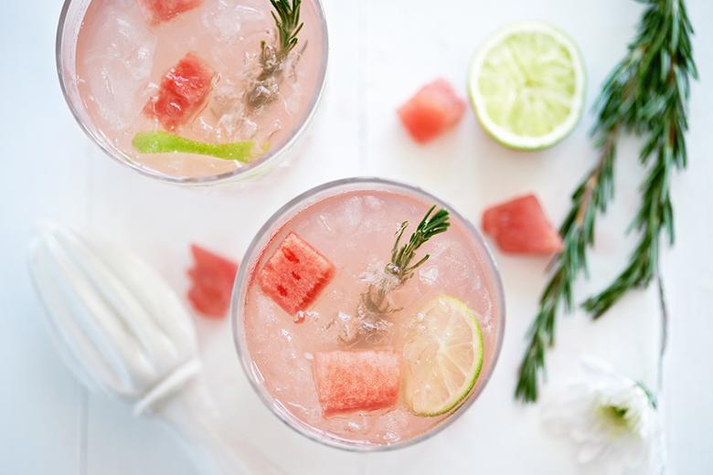 Wassermelonen-Ingwer Mocktail