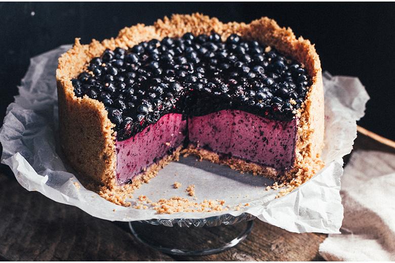 Heidelbeer-Cheesecake