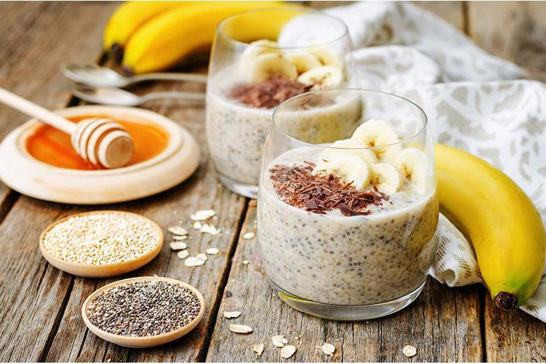 Overnight Oats mit Bananen
