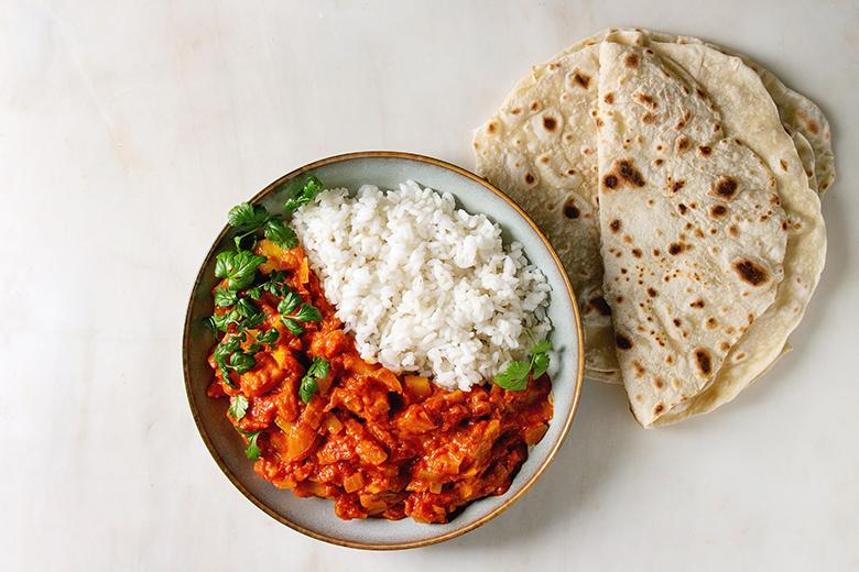 Veganes Jackfruit-Curry