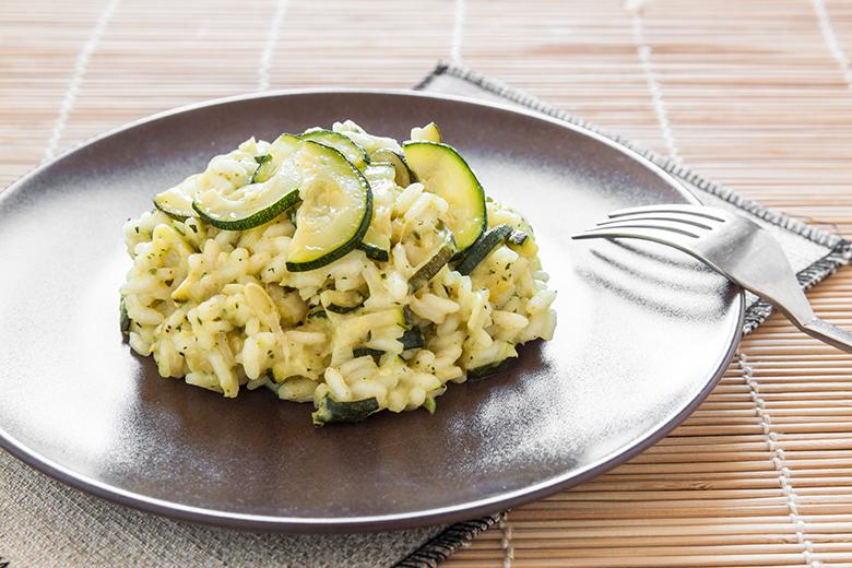 Zucchetti Risotto ohne Parmesan