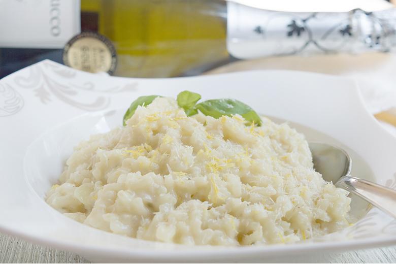 Prosecco-Risotto mit Orange