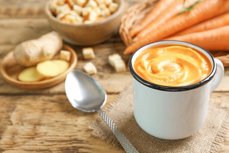 Rüebli-Ingwersuppe