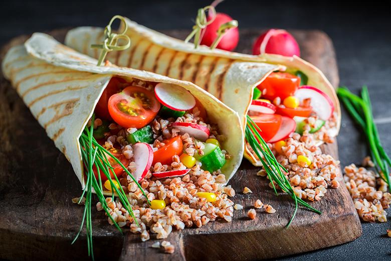 Glutenfreie Buchweizen-Wraps