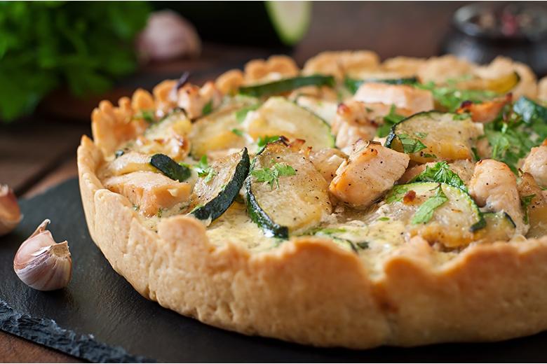 Poulet-Zucchetti-Wähe