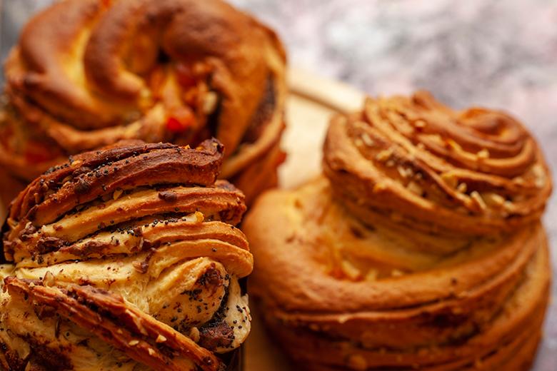 Cruffins mit Mohn
