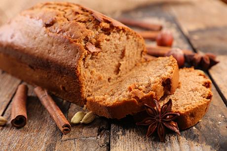 Weihnachtliche Lebkuchenschnitten