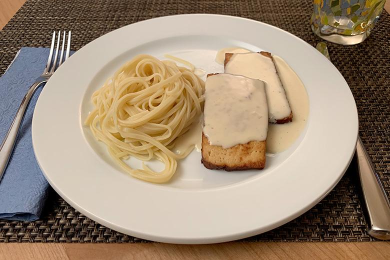 Rahmschnitzel vegetarisch