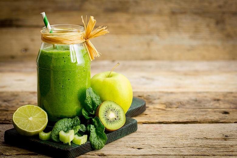 Apfel-Kiwi-Smoothie