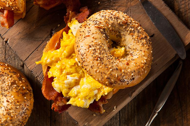 Frühstücksbagel