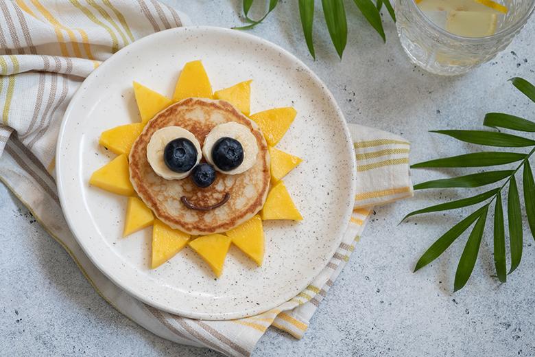Sonneblumenpfannkuchen