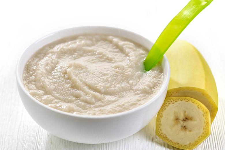 Bananenbrei mit Hirse