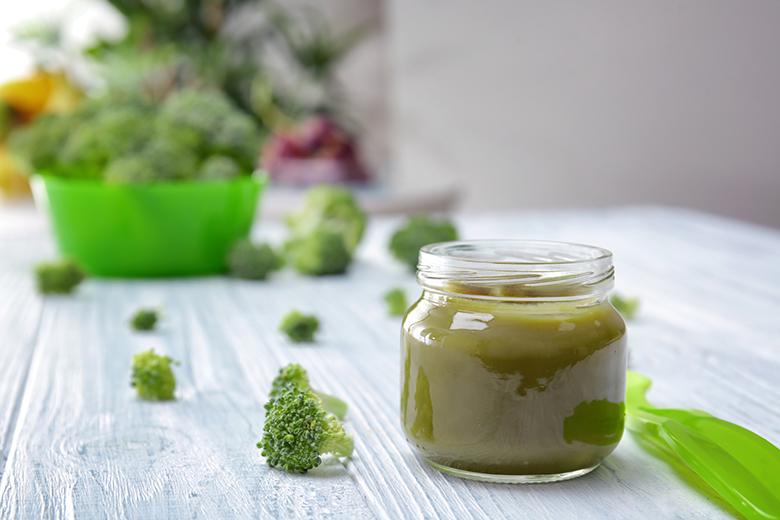 Gemüsebrei mit Broccoli