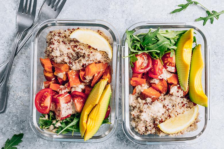 Meal Prep - Gemüse auf Quinoa