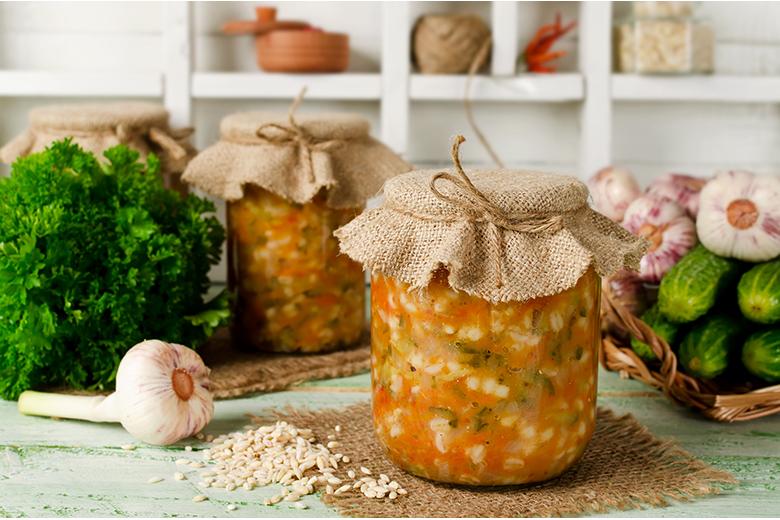 Meal Prep - Gemüsesuppe mit Ebly