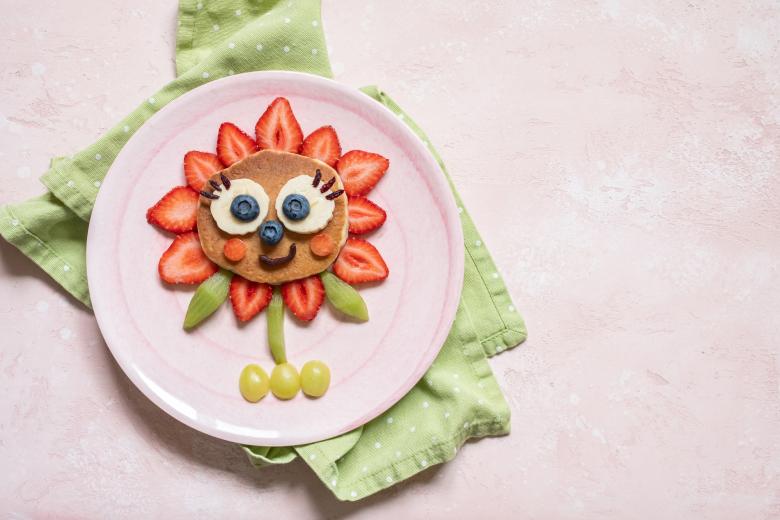 Blumenpfannkuchen
