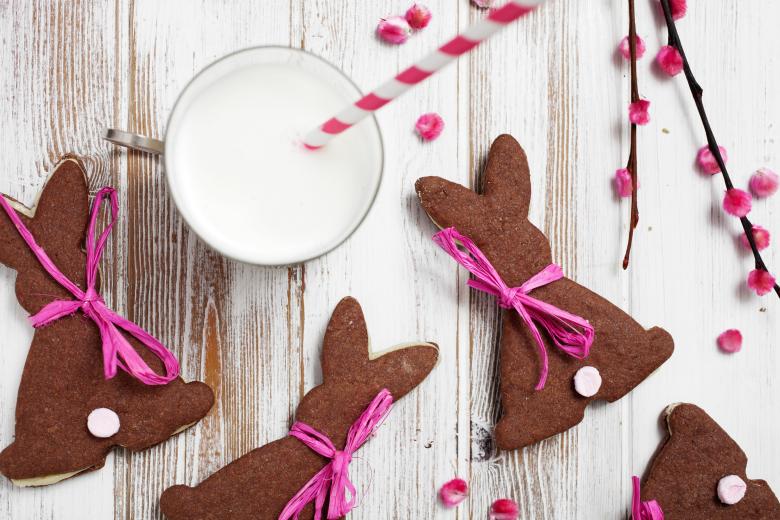 Osterhasenguetzli mit Marzipan