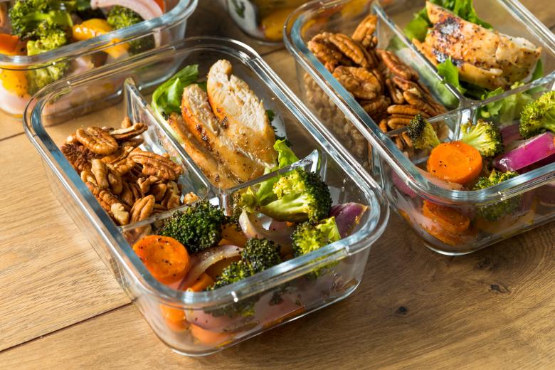 Meal Prep Keto Mahlzeit