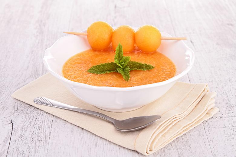 Gazpacho mit Honigmelone