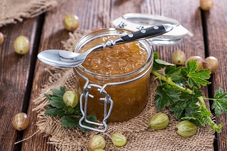 Stachelbeerenkonfitüre mit Vanille