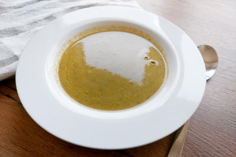 Rüebli-Spinatsuppe