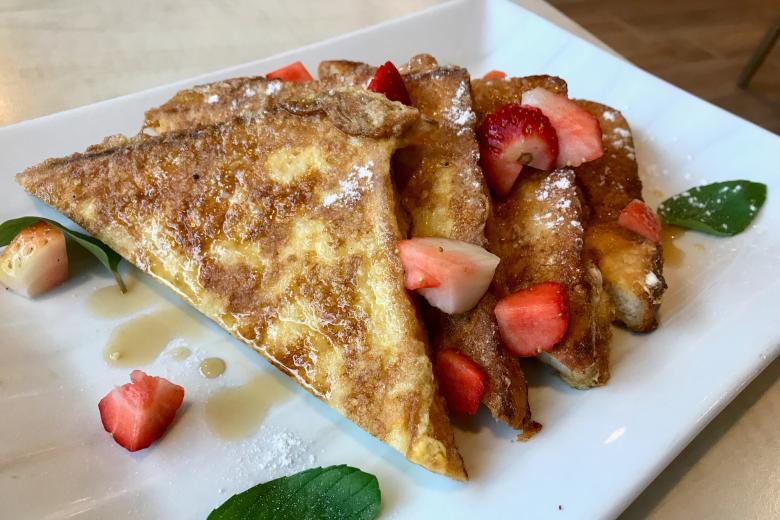 French-Toast mit Erdbeeren