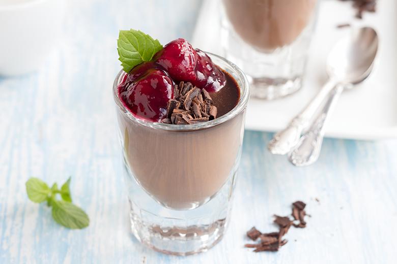 Schokoladen Panna Cotta