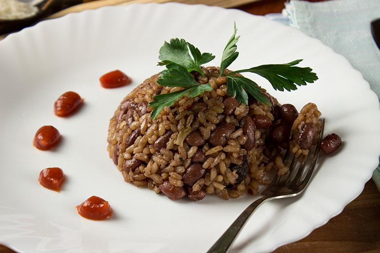 Kubanische Reis-Bohnen-Pfanne - Rezept