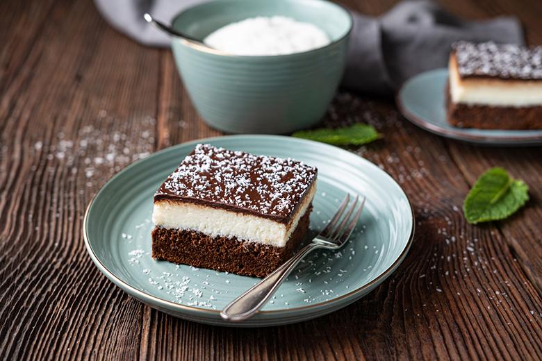 Kokos-Brownie-Kuchen