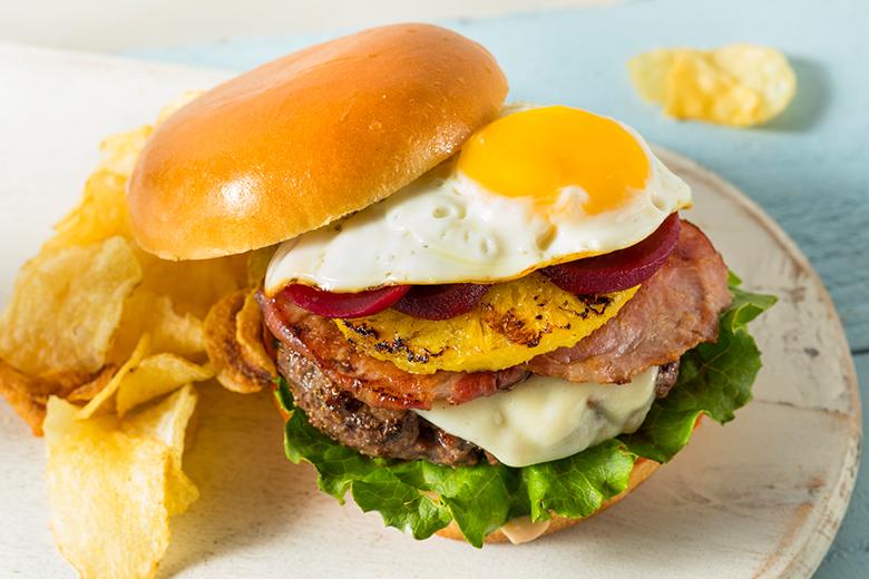 Aussie Hamburger with the lot