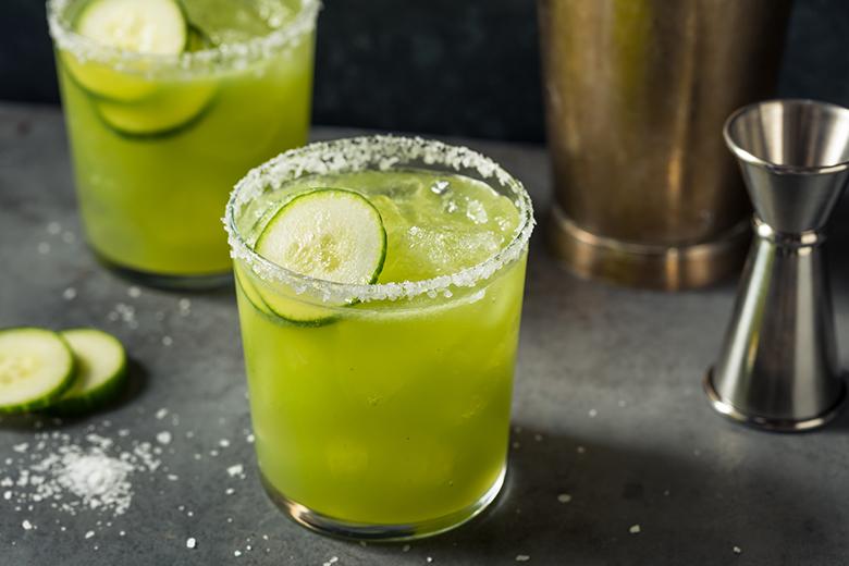 Erfrischender Gurken-Gin