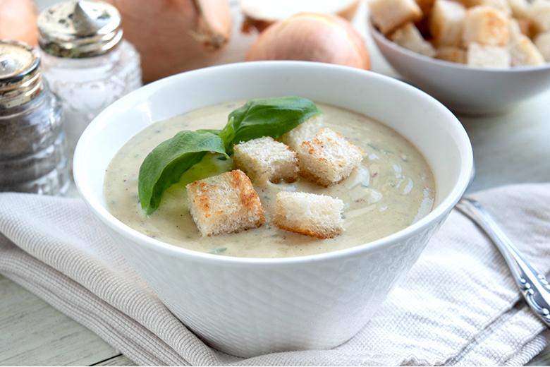 Zwiebelcremesuppe