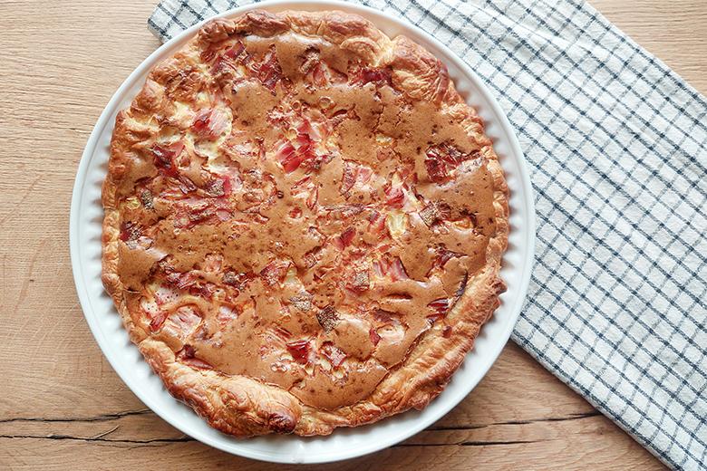 Quiche Lorraine mit Creme Fraiche