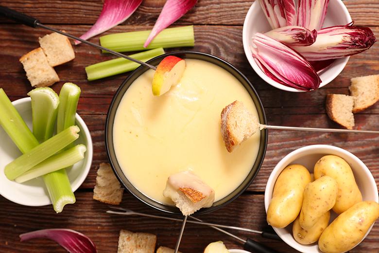 Veganes Käsefondue