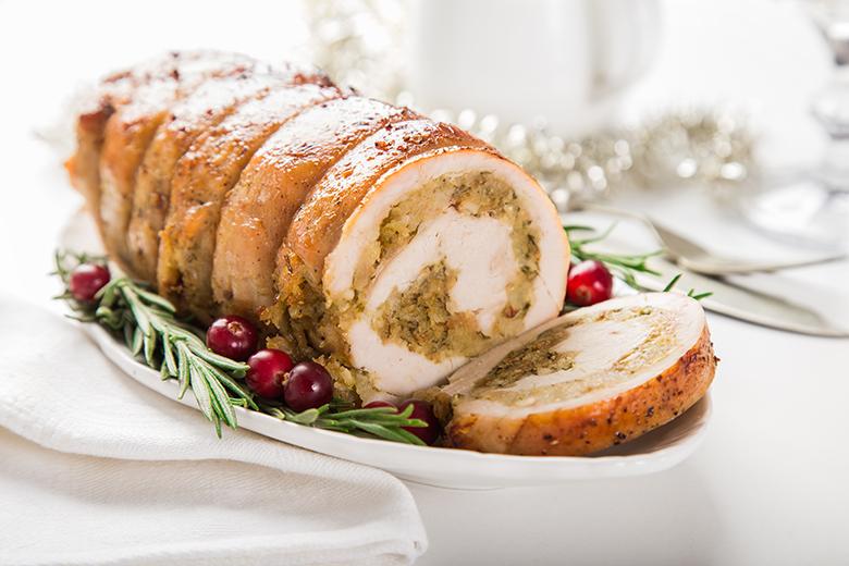 Rollbraten mit Lauchfüllung
