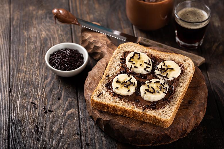 Schoko-Bananen-Sandwich
