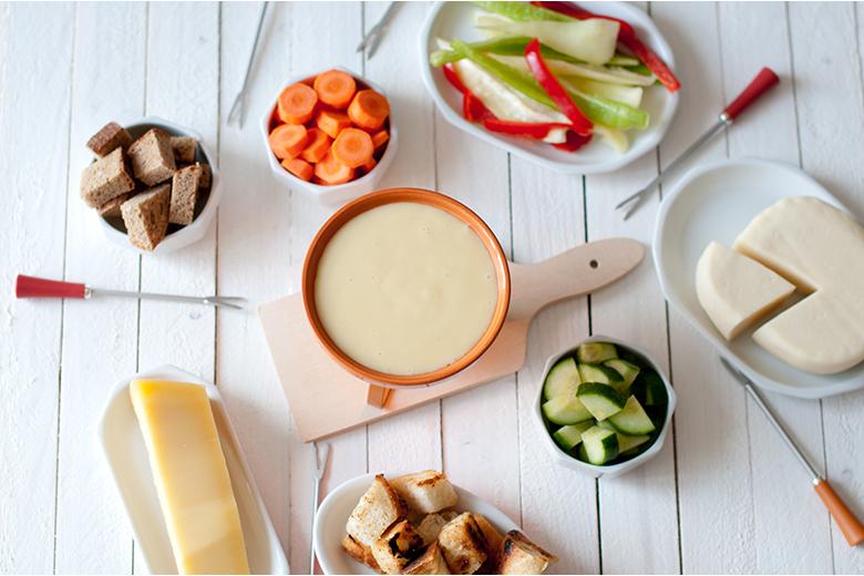 Feta-Käse-Fondue