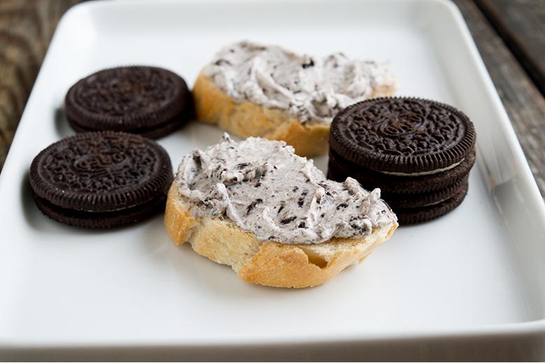 Oreo-Frischkäse-Brotaufstrich
