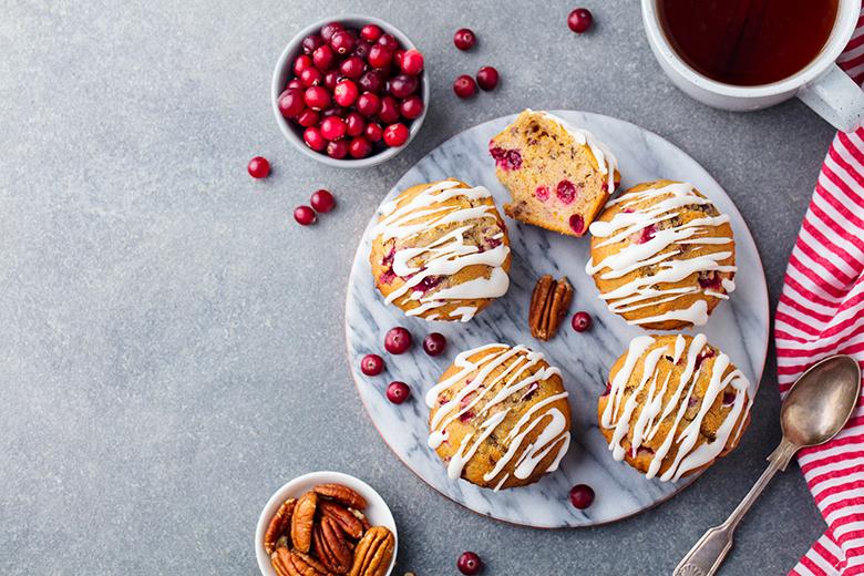 Preiselbeermuffins