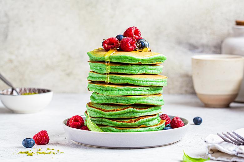 Matcha-Tee-Pfannkuchen