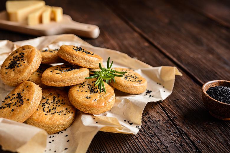Pikante Guetzli mit Schwarzkümmel