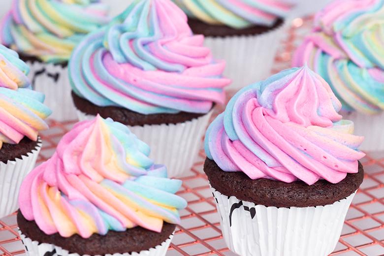 Einhorn-Cupcake-Topping