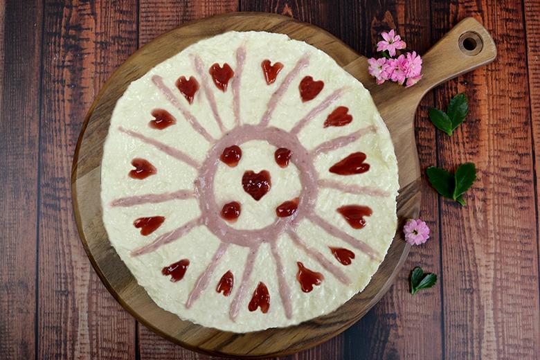 Mandala-Käsekuchen
