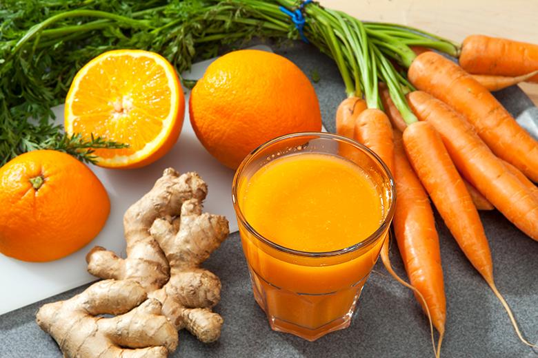 Gesunder Rüebli-Smoothie mit Ingwer