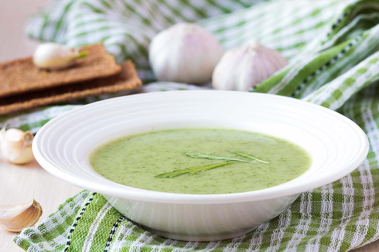 Grüne Knoblauchsuppe