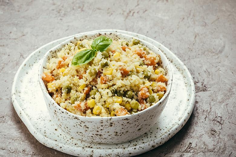 Veganer Blumenkohlreis